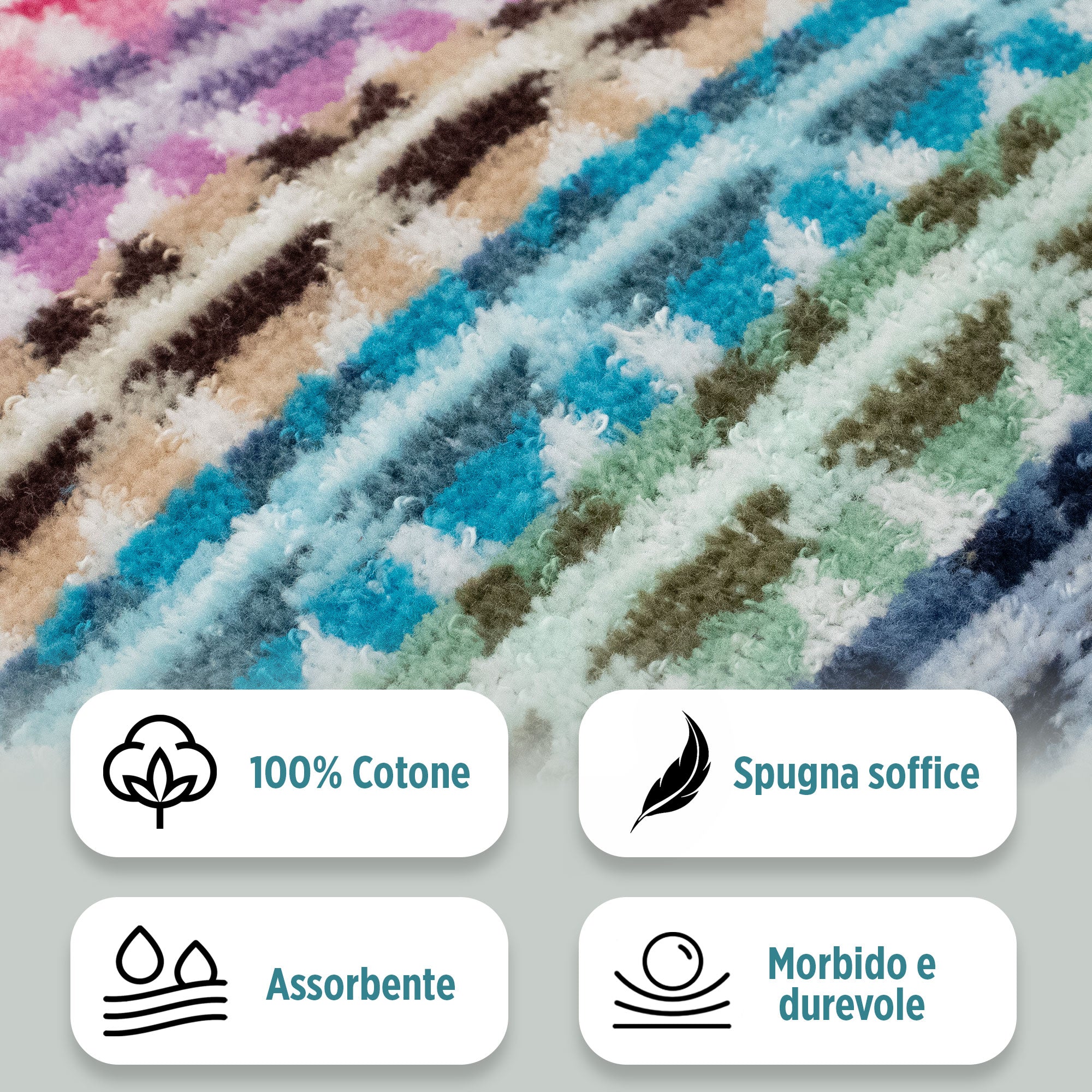 Accappatoio uomo donna in spugna velour cinigliato con cappuccio Jacquard 7126