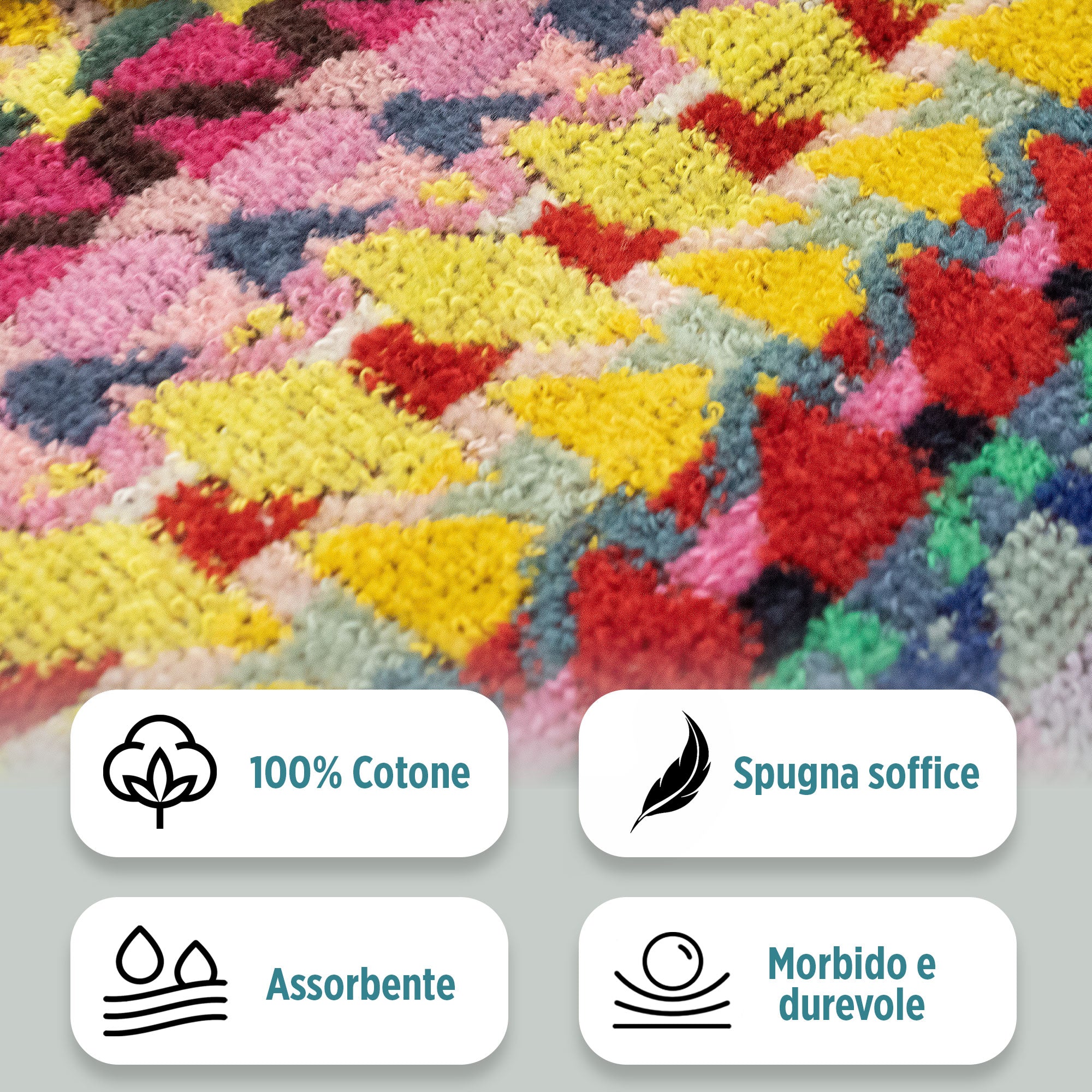 Accappatoio uomo donna in spugna velour cinigliato con cappuccio Jacquard 7126