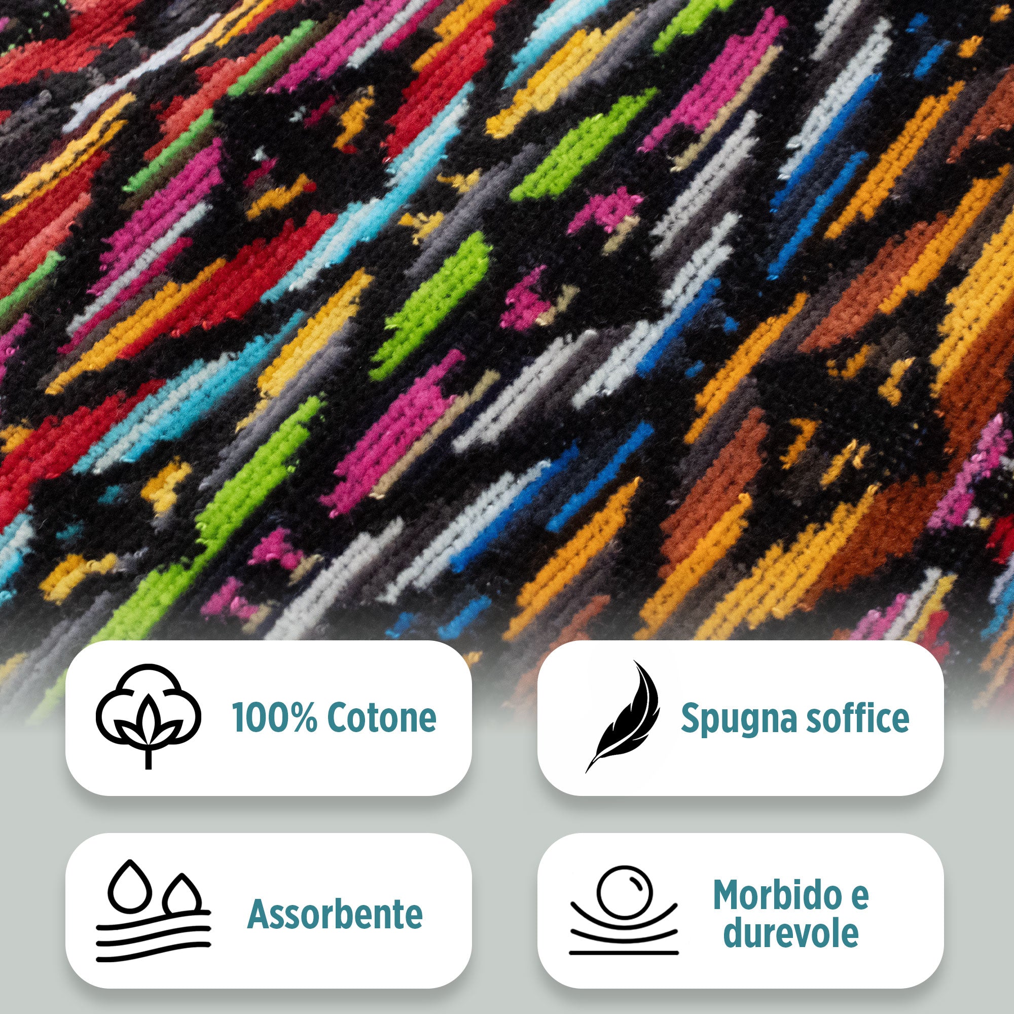 Accappatoio uomo donna in spugna velour cinigliato con cappuccio Jacquard 7126