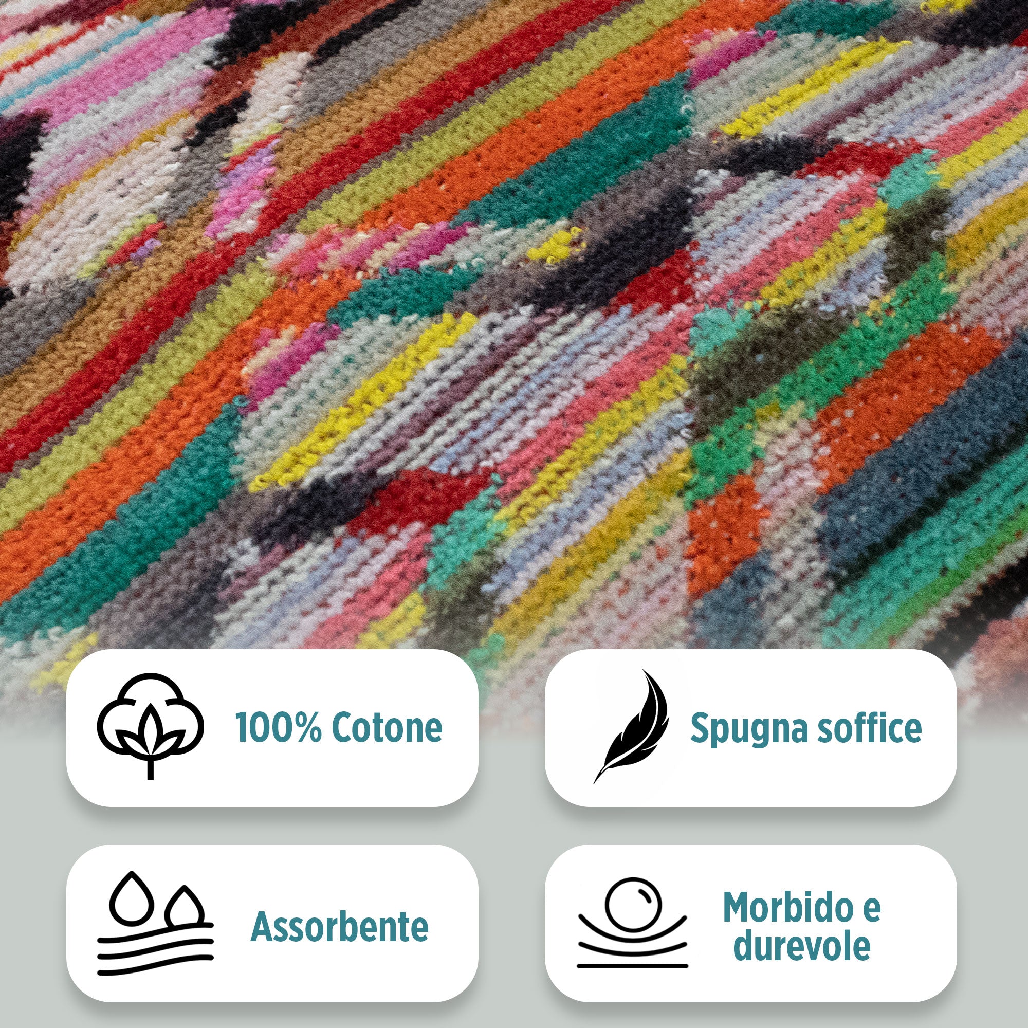 Accappatoio uomo donna in spugna velour cinigliato con cappuccio Jacquard 7126