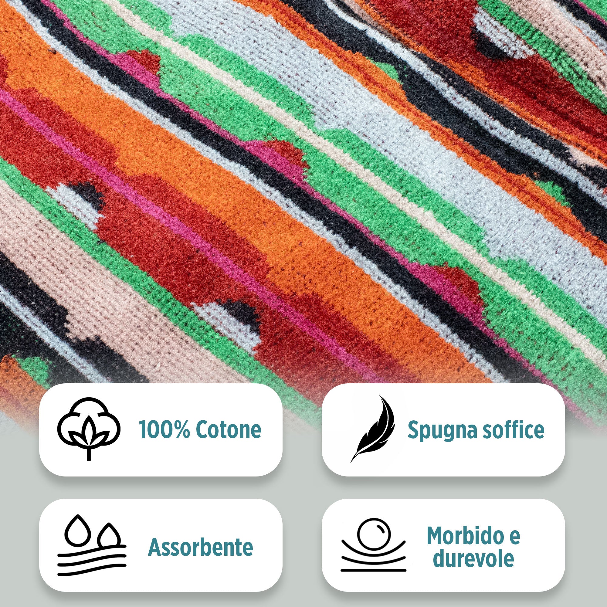 Accappatoio uomo donna in spugna velour cinigliato con cappuccio Jacquard 7126