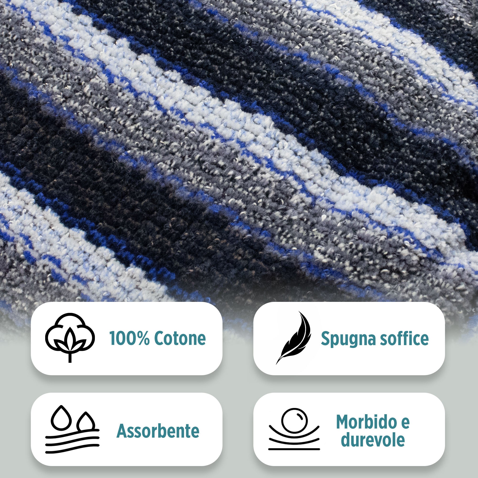 Accappatoio uomo donna in spugna velour cinigliato con cappuccio Jacquard 7126