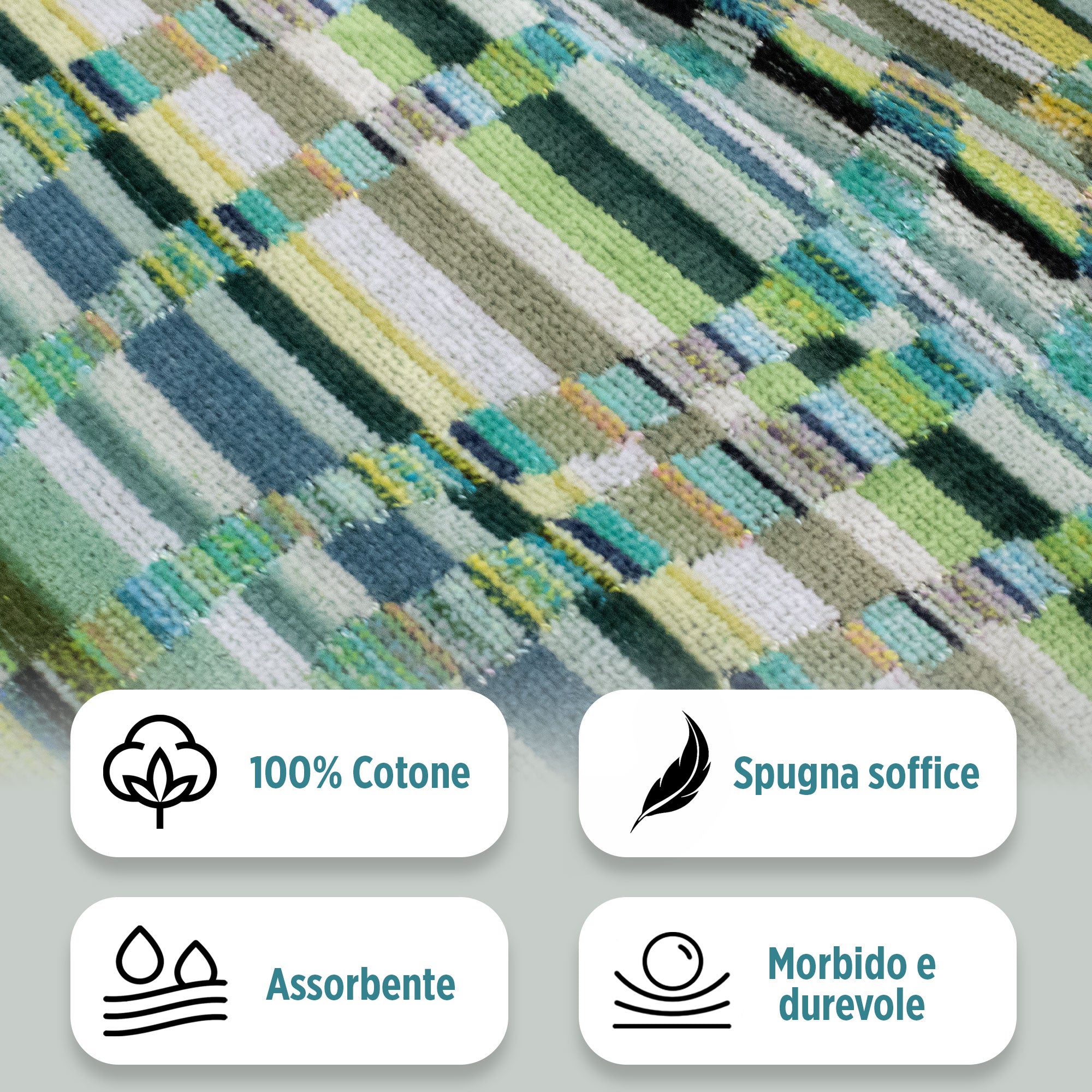 Accappatoio uomo donna in spugna velour cinigliato con cappuccio Jacquard 7126