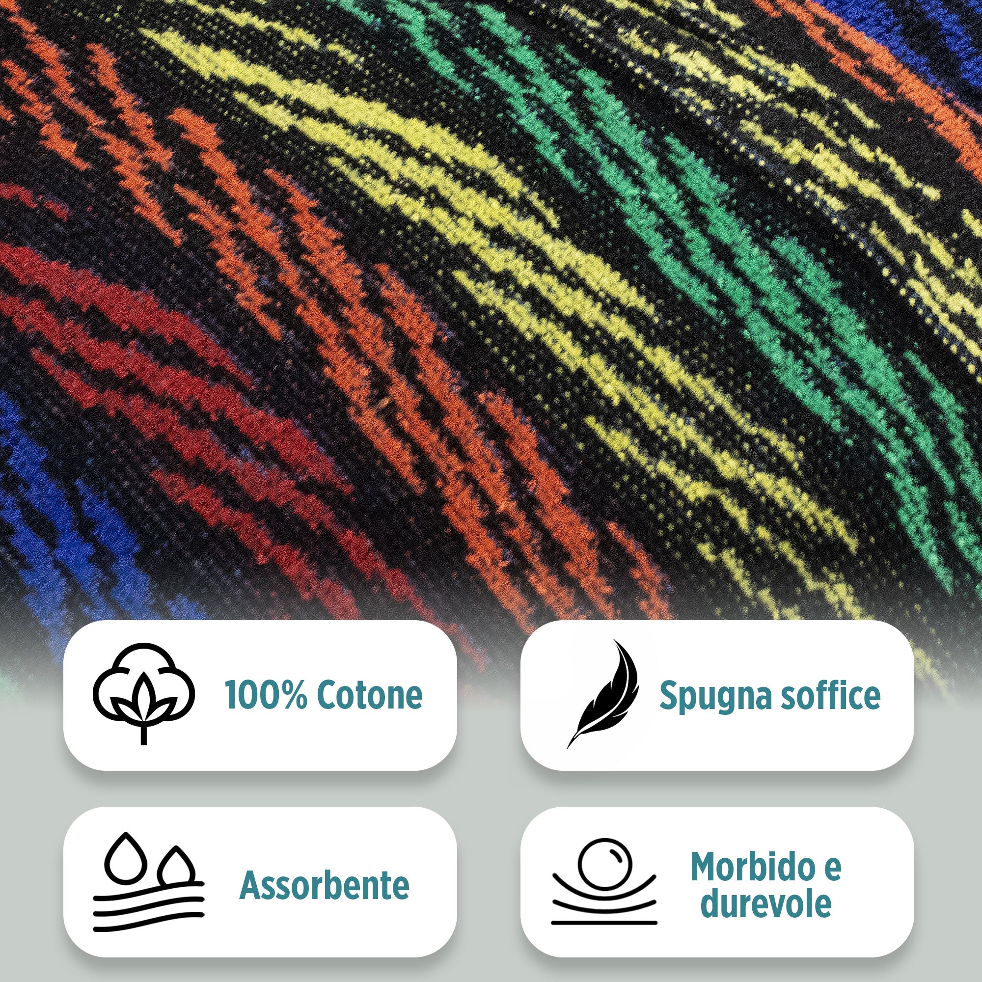 Accappatoio uomo donna in spugna velour cinigliato con cappuccio Jacquard 7126