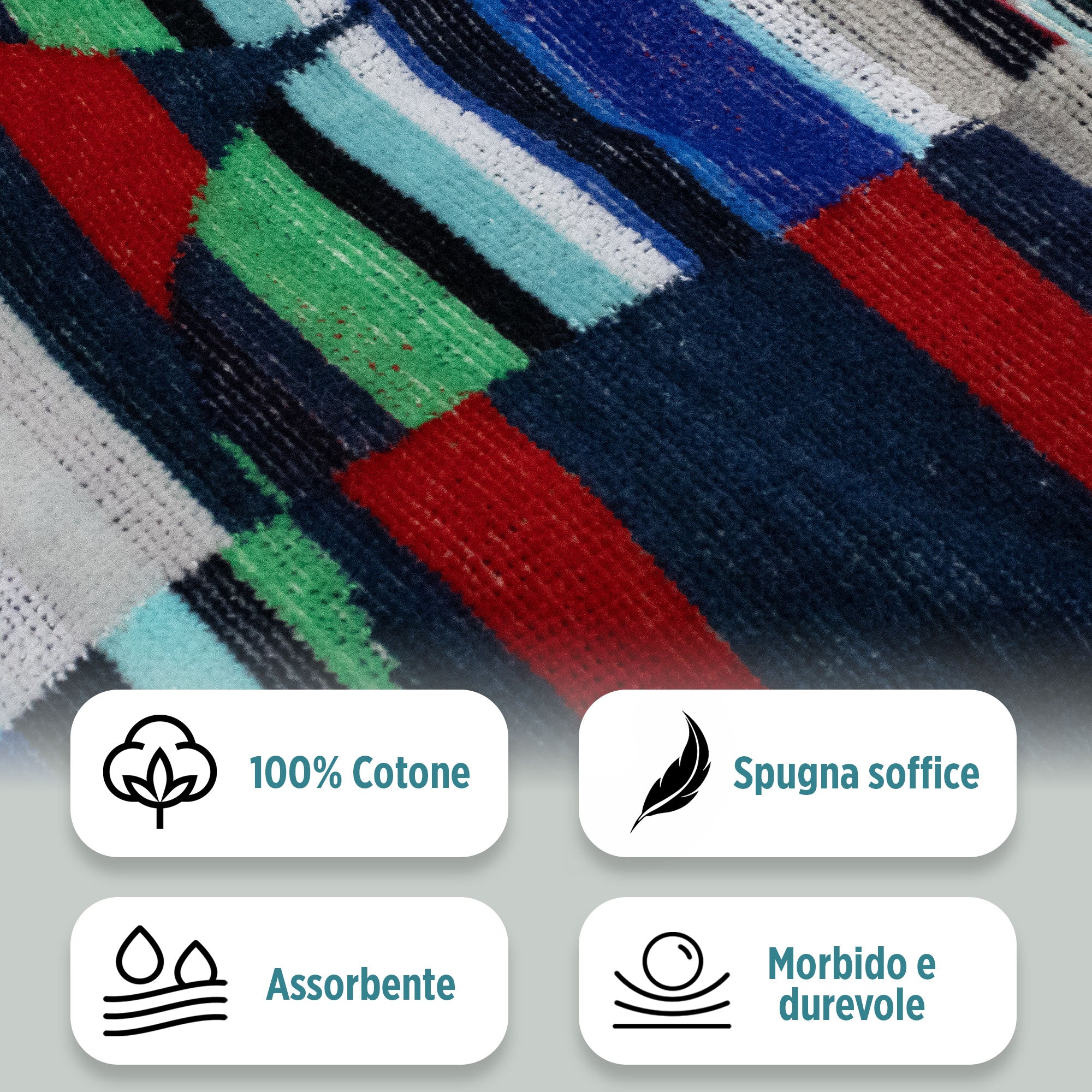 Accappatoio uomo donna in spugna velour cinigliato con cappuccio Jacquard 7126