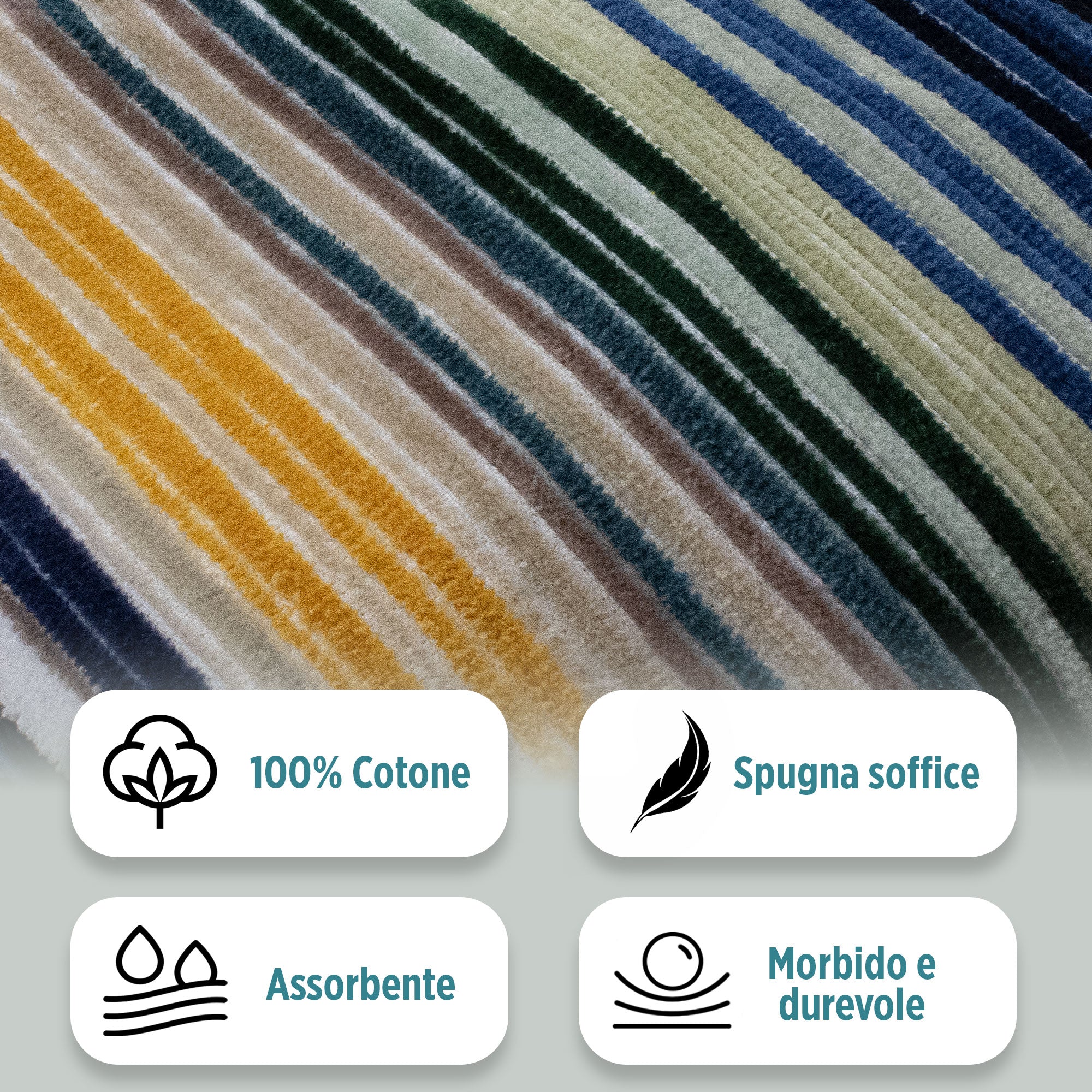 Accappatoio uomo donna in spugna velour cinigliato con cappuccio Jacquard 7126