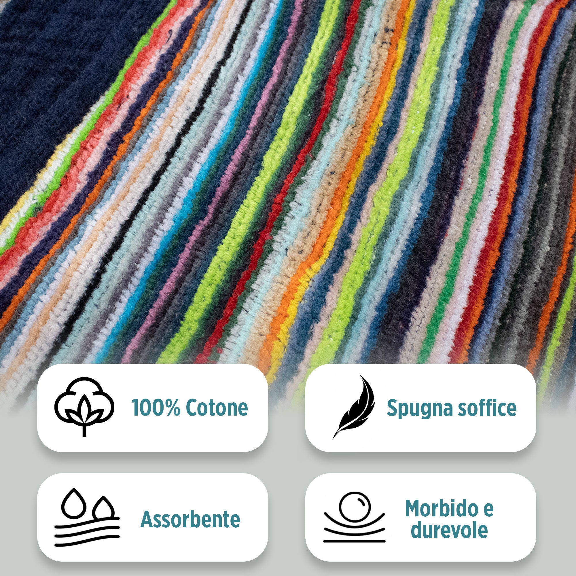 Accappatoio uomo donna in spugna velour cinigliato con cappuccio Jacquard 7126