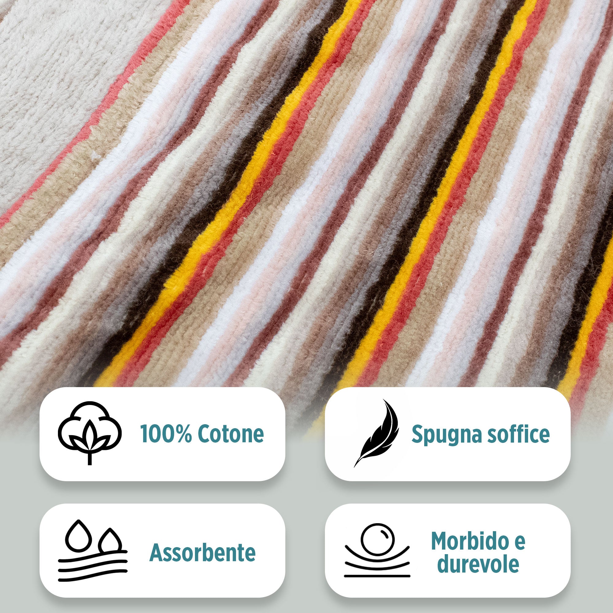 Accappatoio uomo donna in spugna velour cinigliato con cappuccio Jacquard 7126