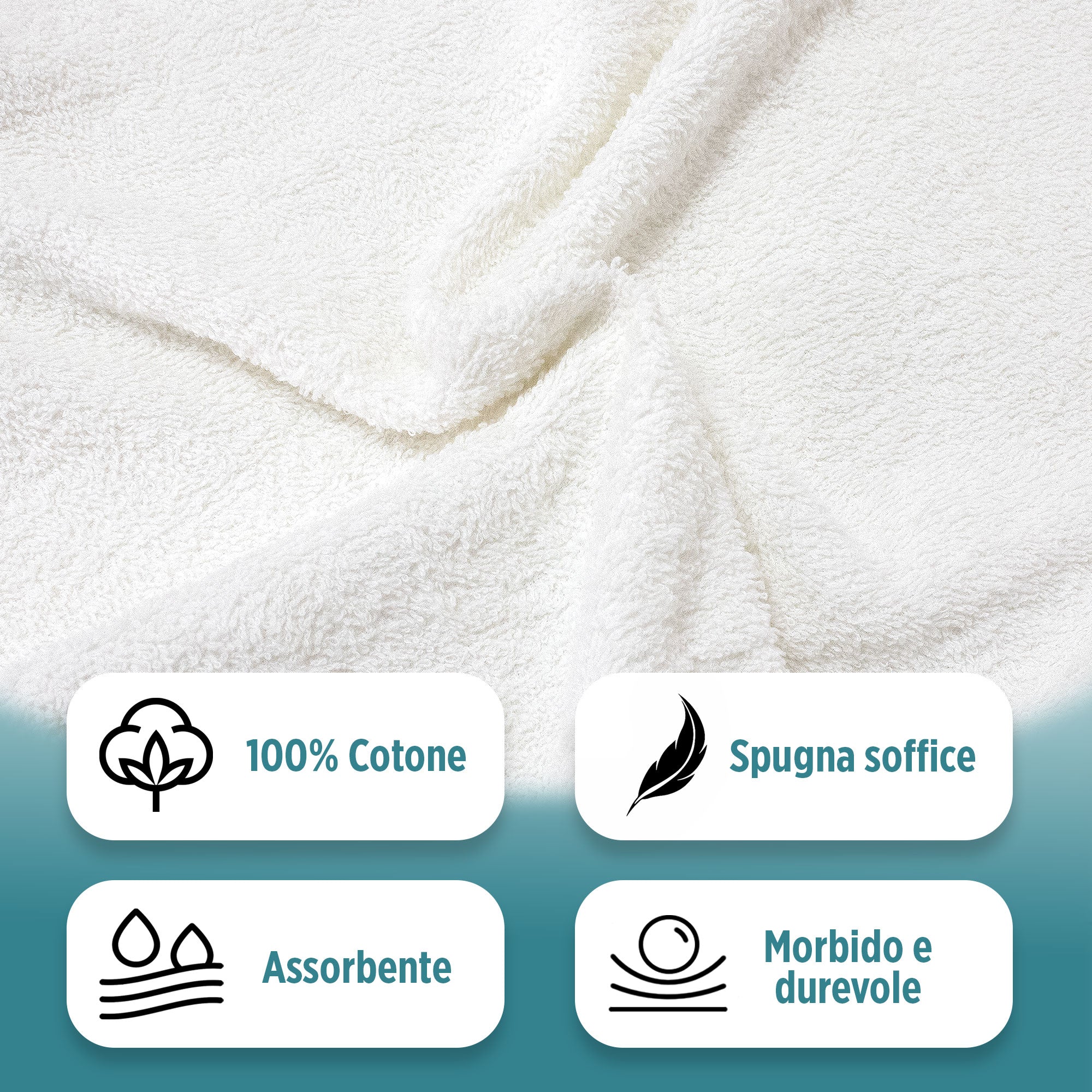 Completo bagno asciugamani accappatoi set uomo donna in spugna di cotone 7128