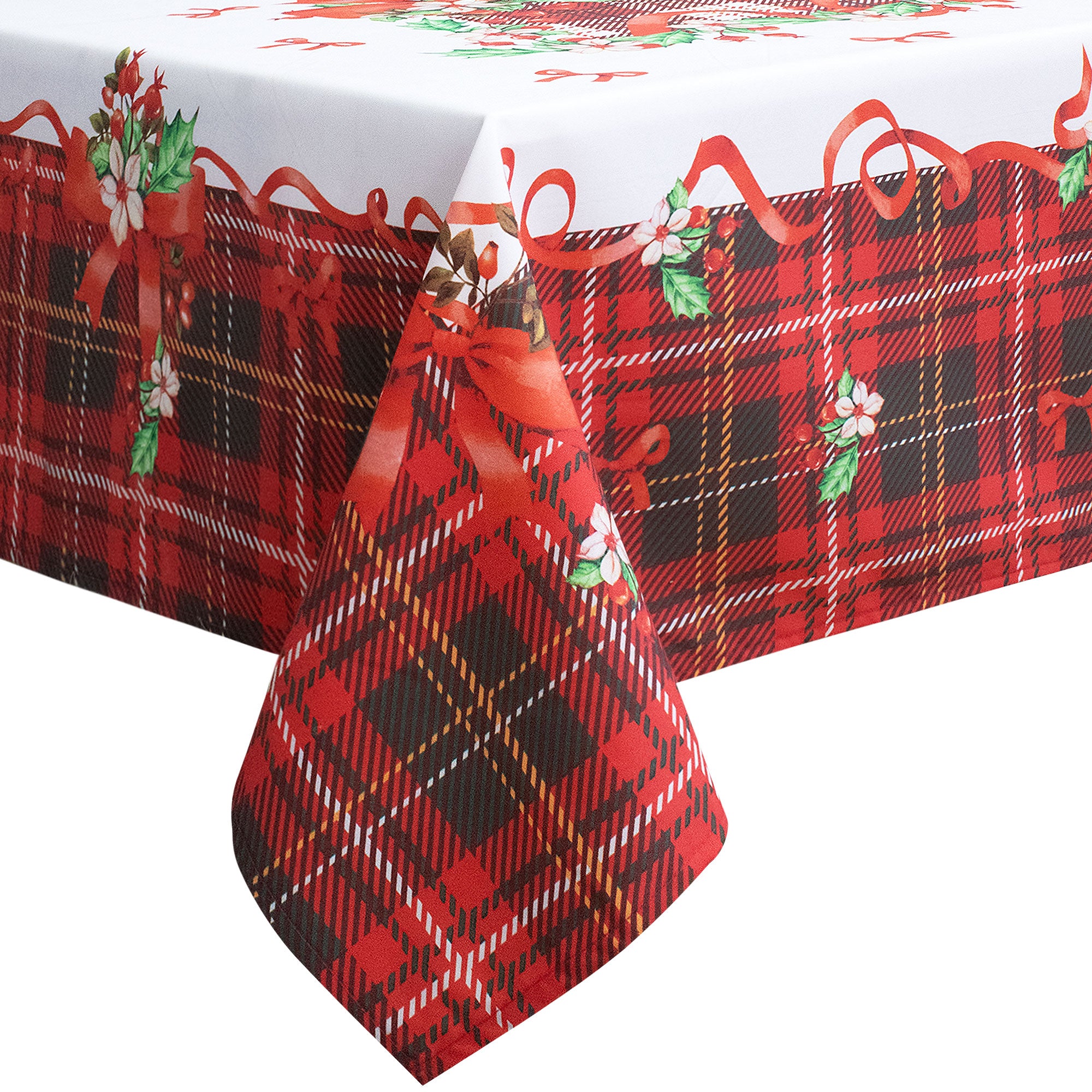 Tovaglia Natalizia stampa Digitale copritavolo Decoro Natale varie misure 7133