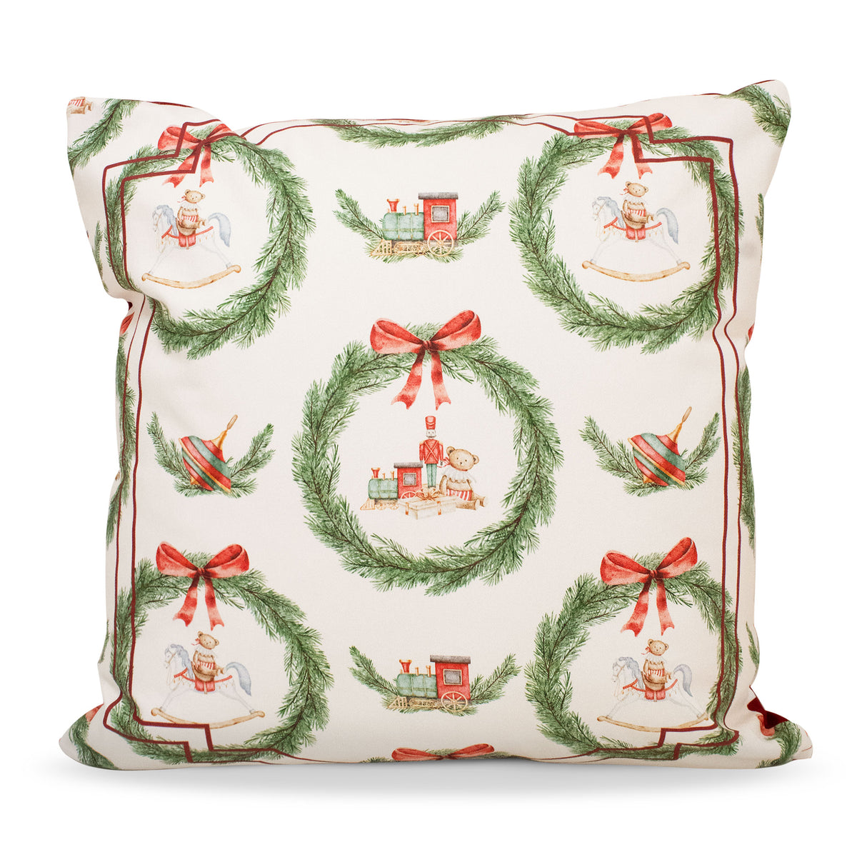 Cuscino arredo natalizio in Cotone addobbi decori Natale Dondolo 7146