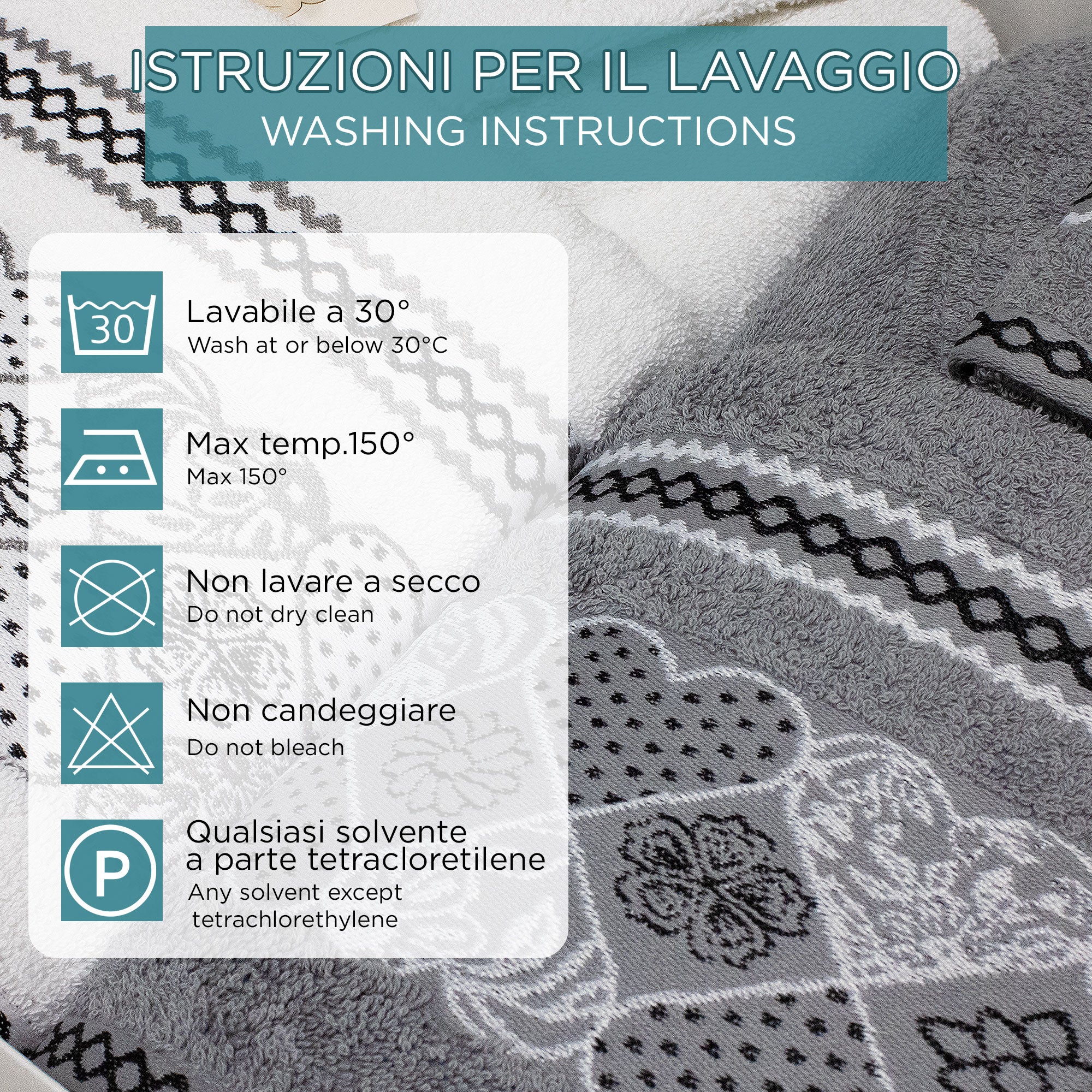 Completo bagno asciugamani accappatoi set uomo donna in spugna di cotone 7157