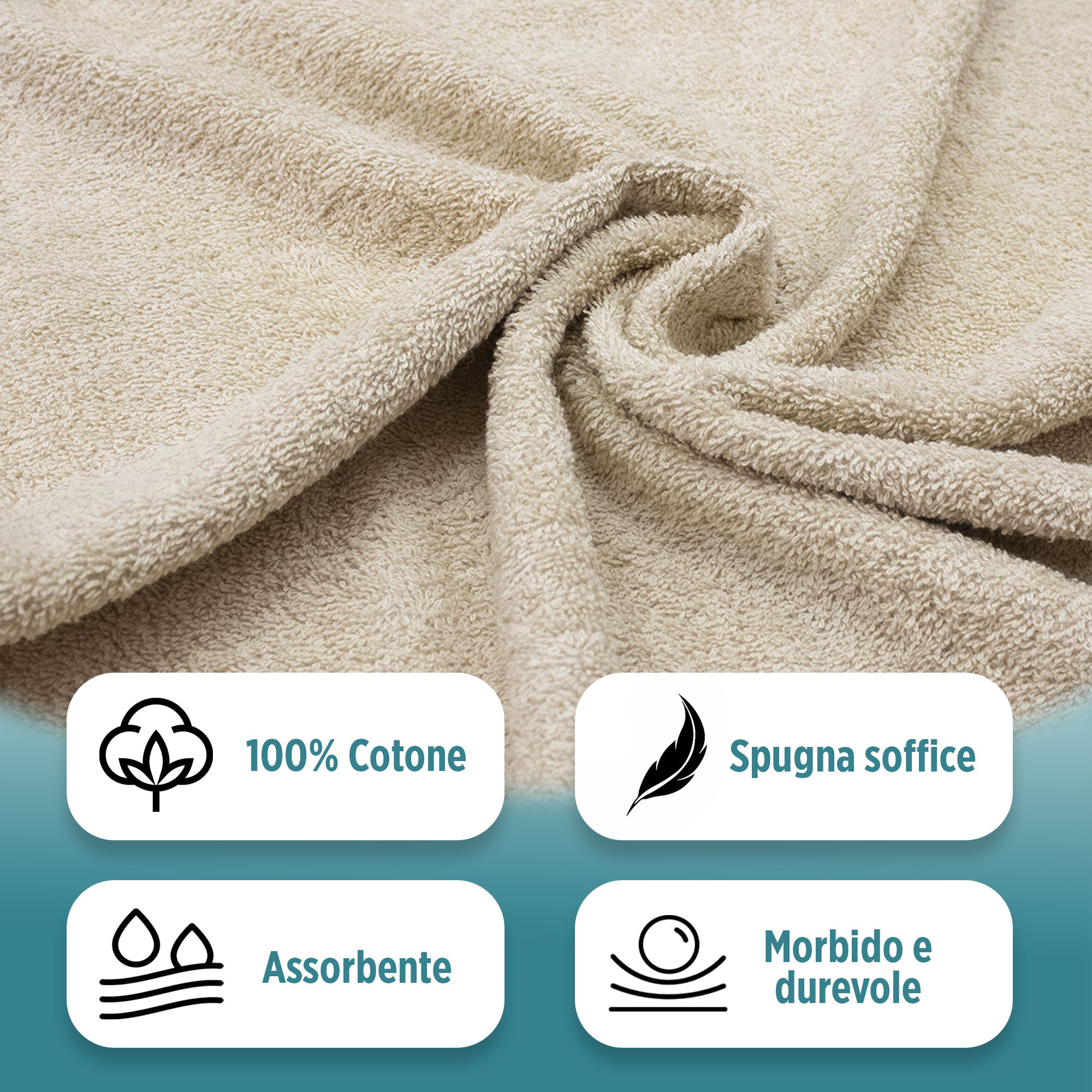 Completo bagno asciugamani accappatoi set uomo donna in spugna di cotone 7158