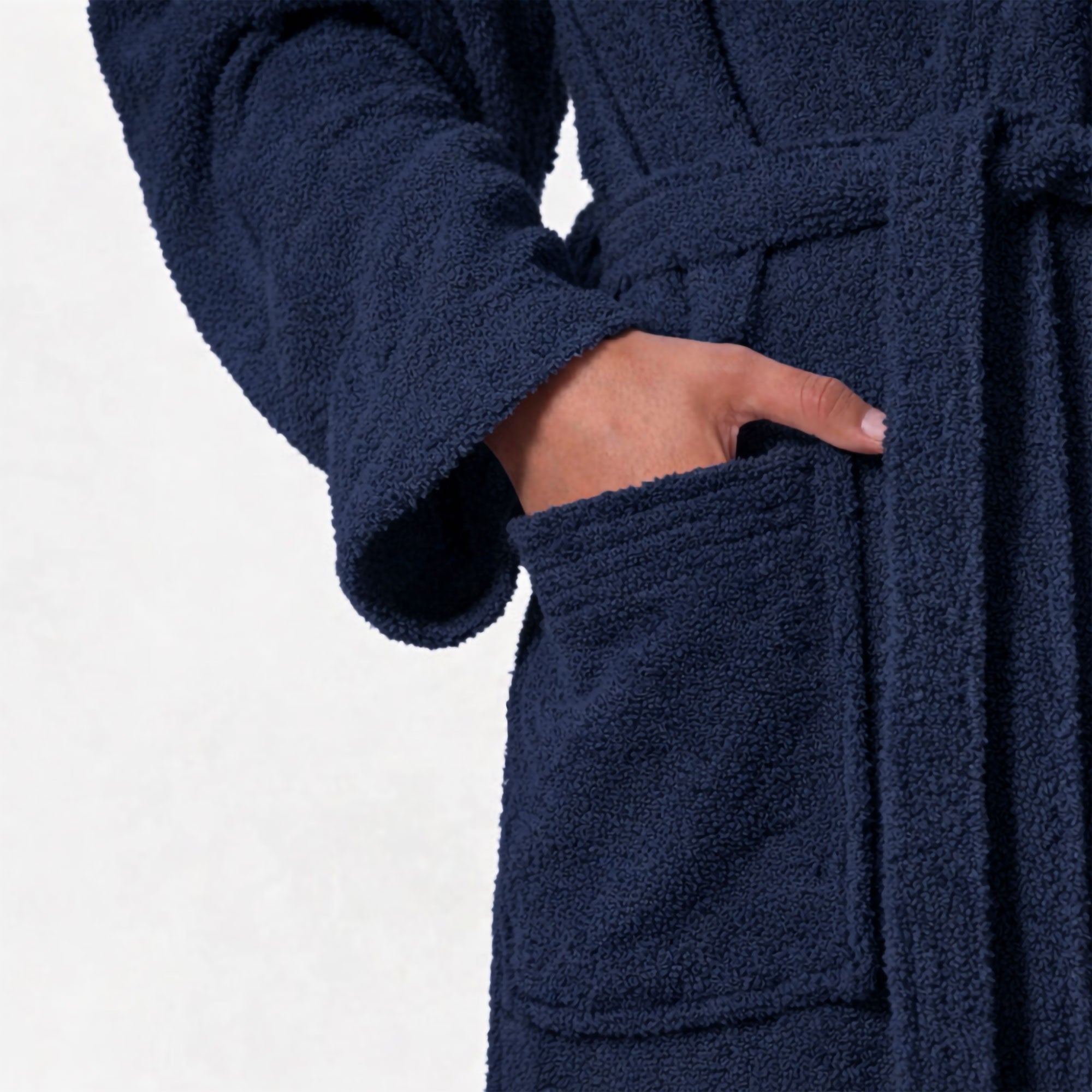 Accappatoio in spugna di cotone con cappuccio unisex uomo donna adulto 7161