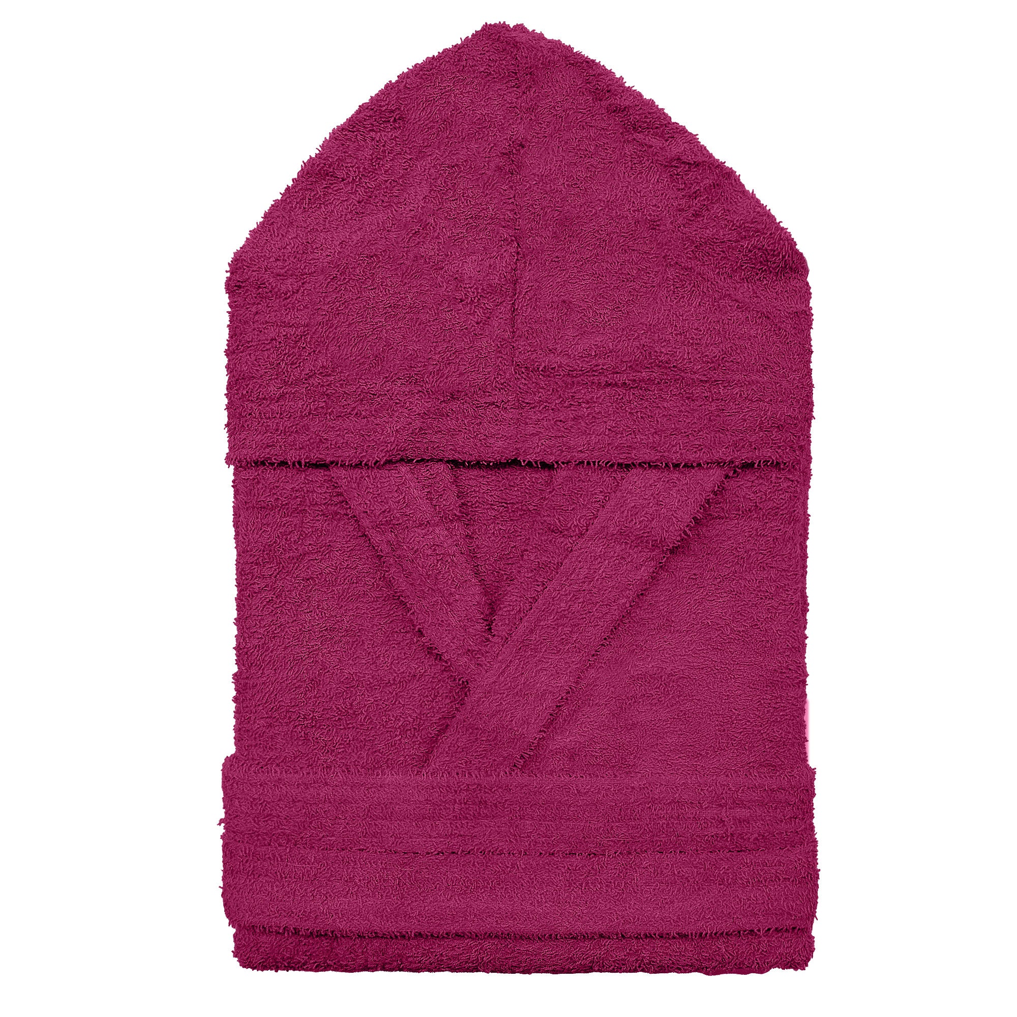 Accappatoio in spugna di cotone con cappuccio unisex uomo donna adulto 7161