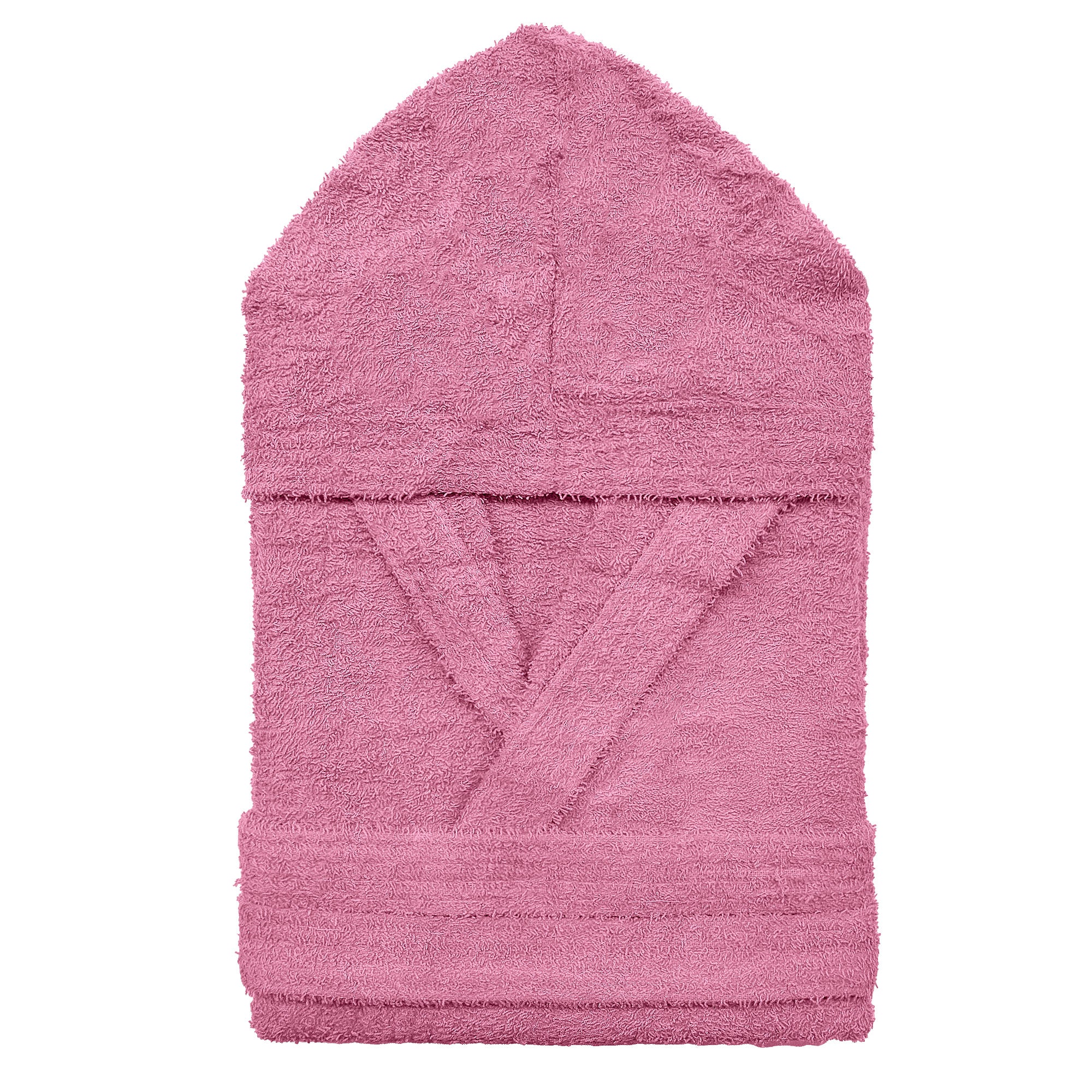 Accappatoio in spugna di cotone con cappuccio unisex uomo donna adulto 7161