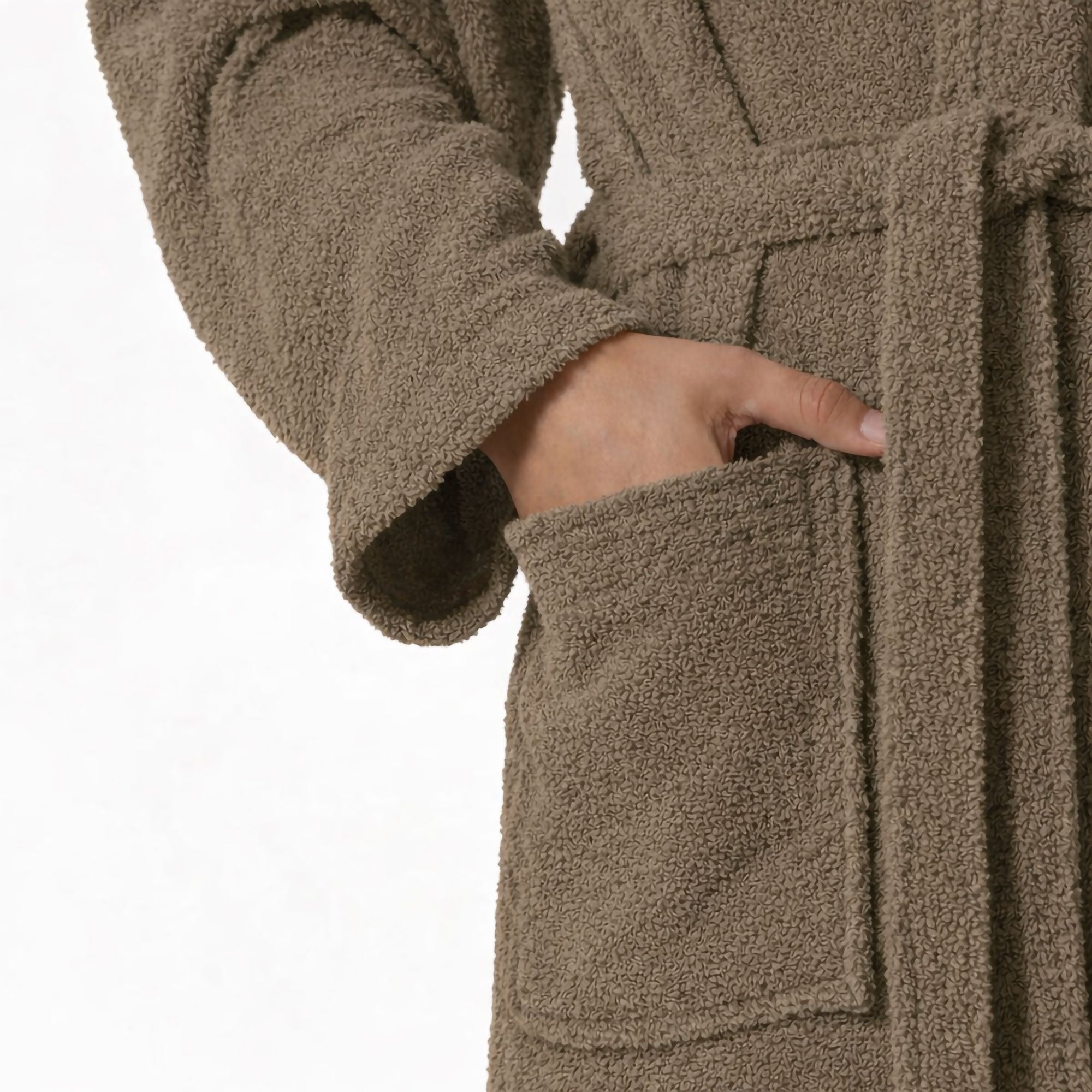Accappatoio in spugna di cotone con cappuccio unisex uomo donna adulto 7161