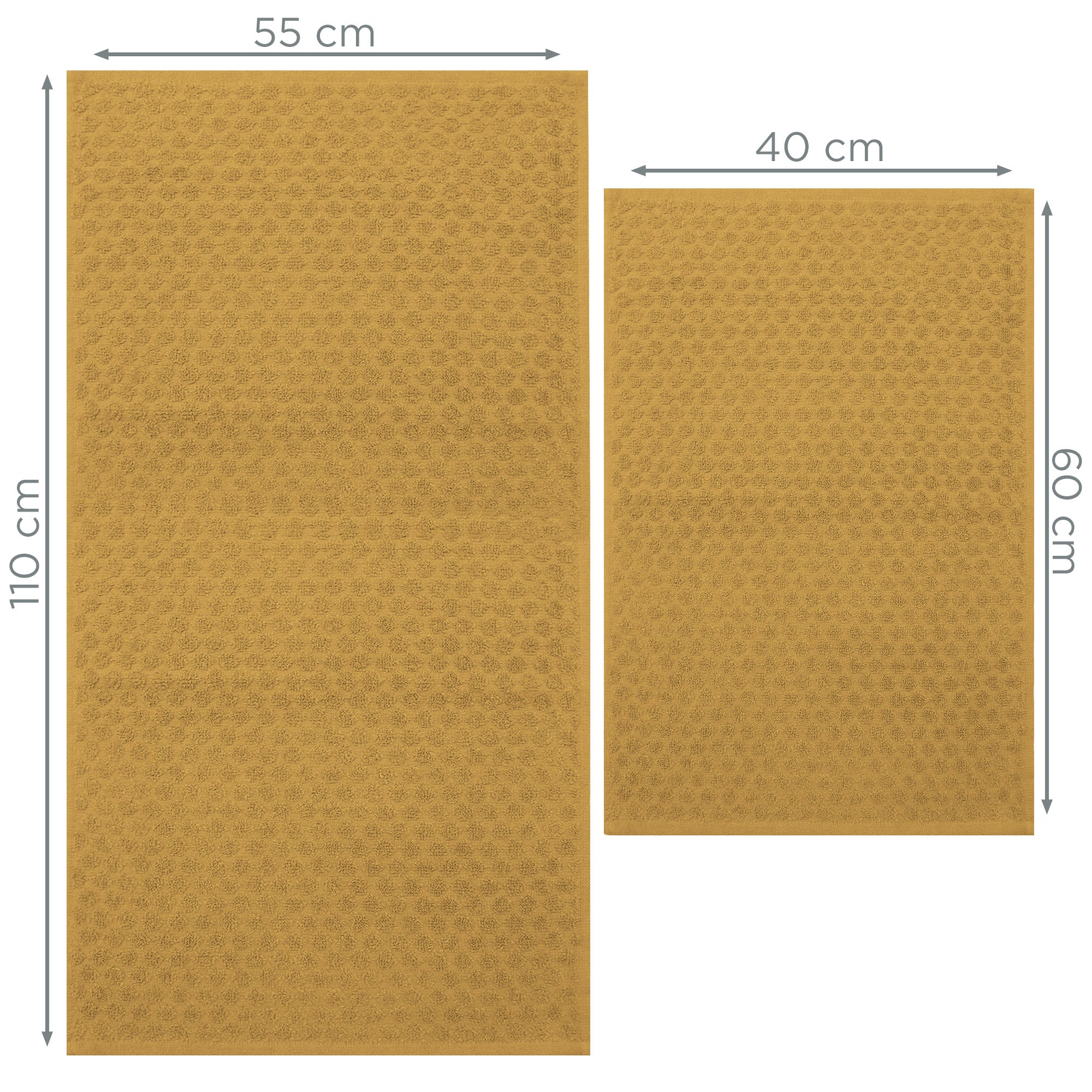 Asciugamani bagno in spugna Jacquard di cotone set 1+1 Viso e Ospite 600gsm 7167