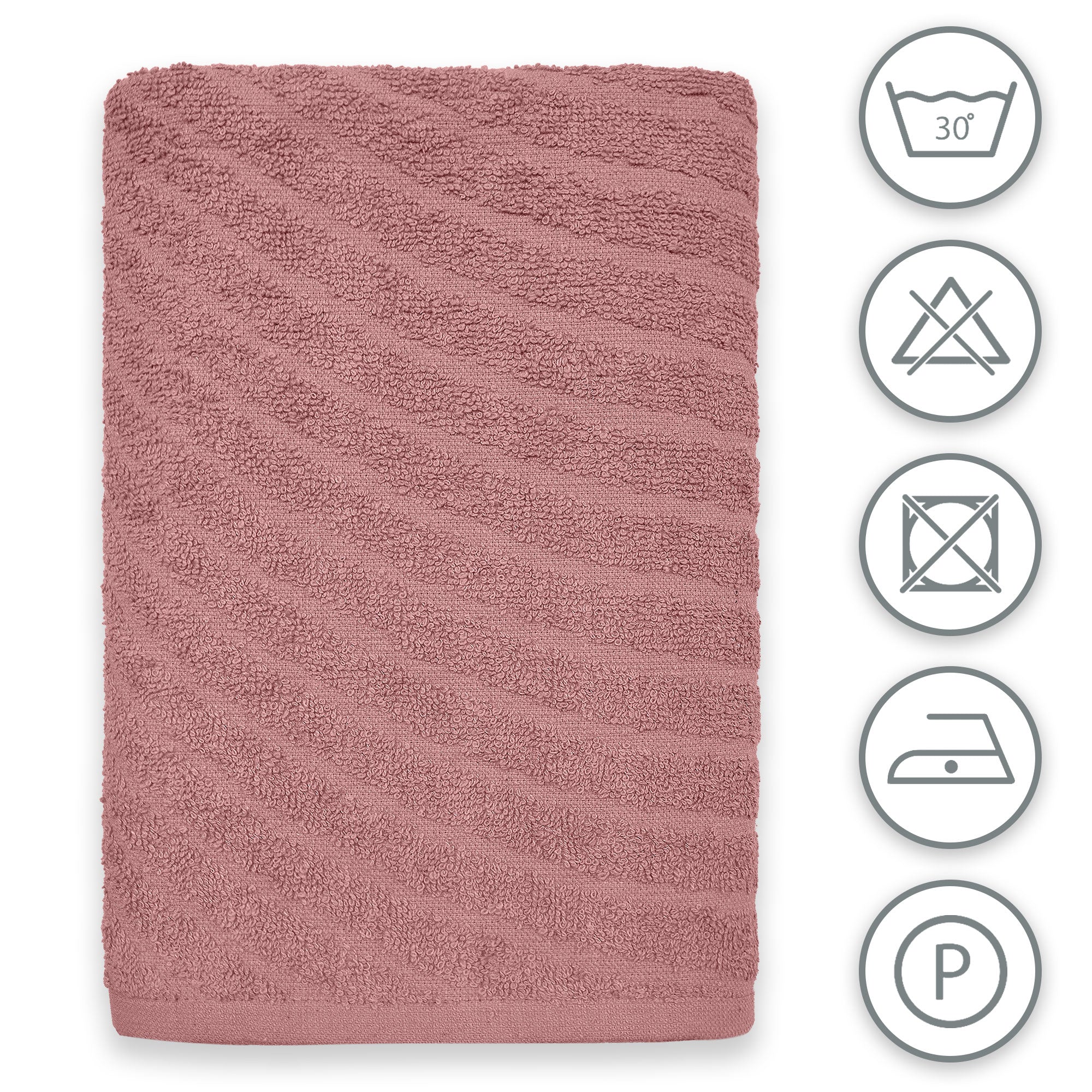 Telo Doccia in spugna Jacquard di cotone Asciugamano da Bagno 600gsm 7168