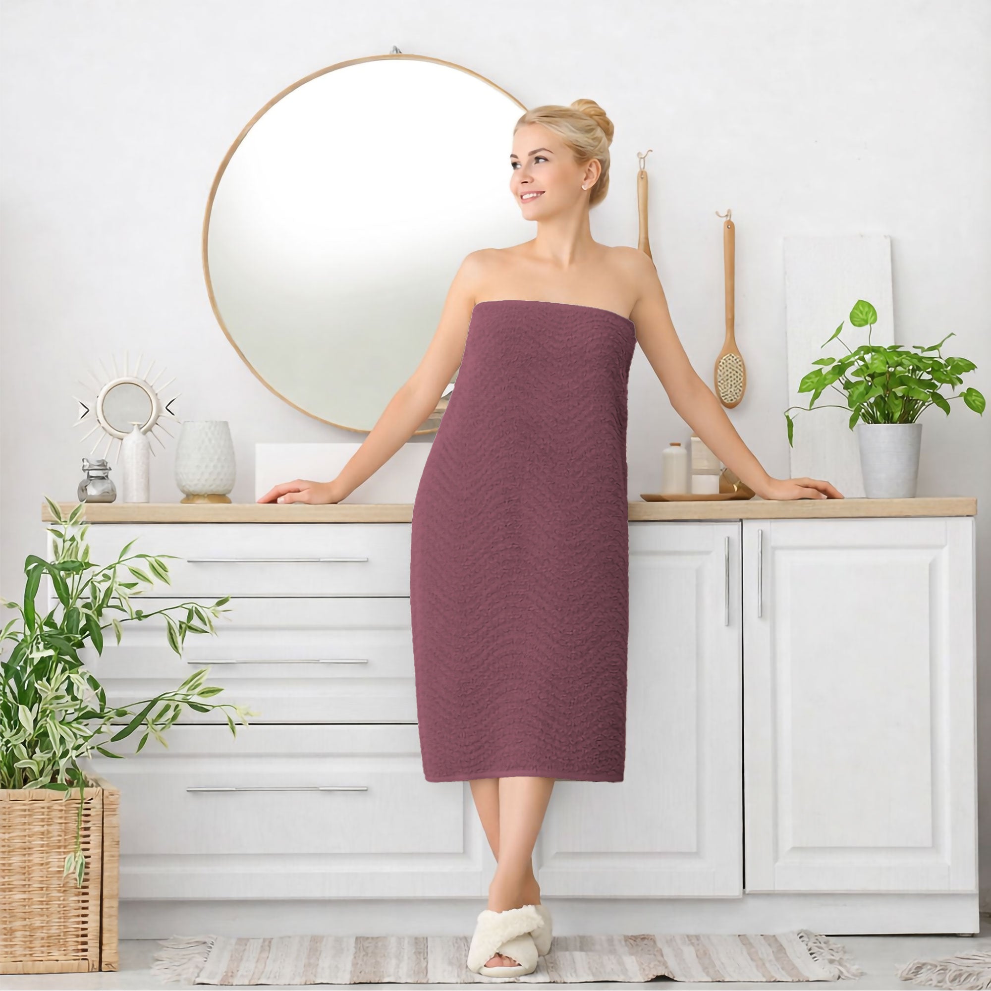 Telo Doccia in spugna Jacquard di cotone Asciugamano da Bagno 600gsm 7168