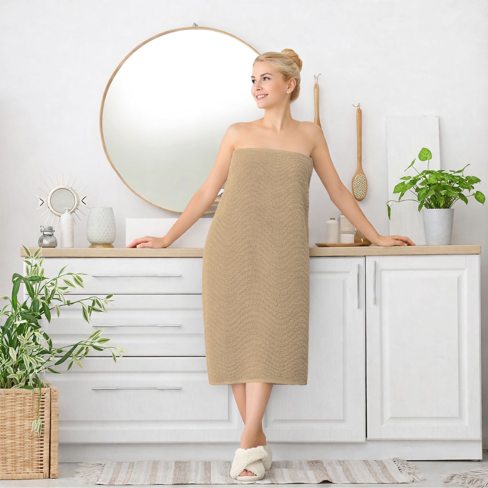 Telo Doccia in spugna Jacquard di cotone Asciugamano da Bagno 600gsm 7168