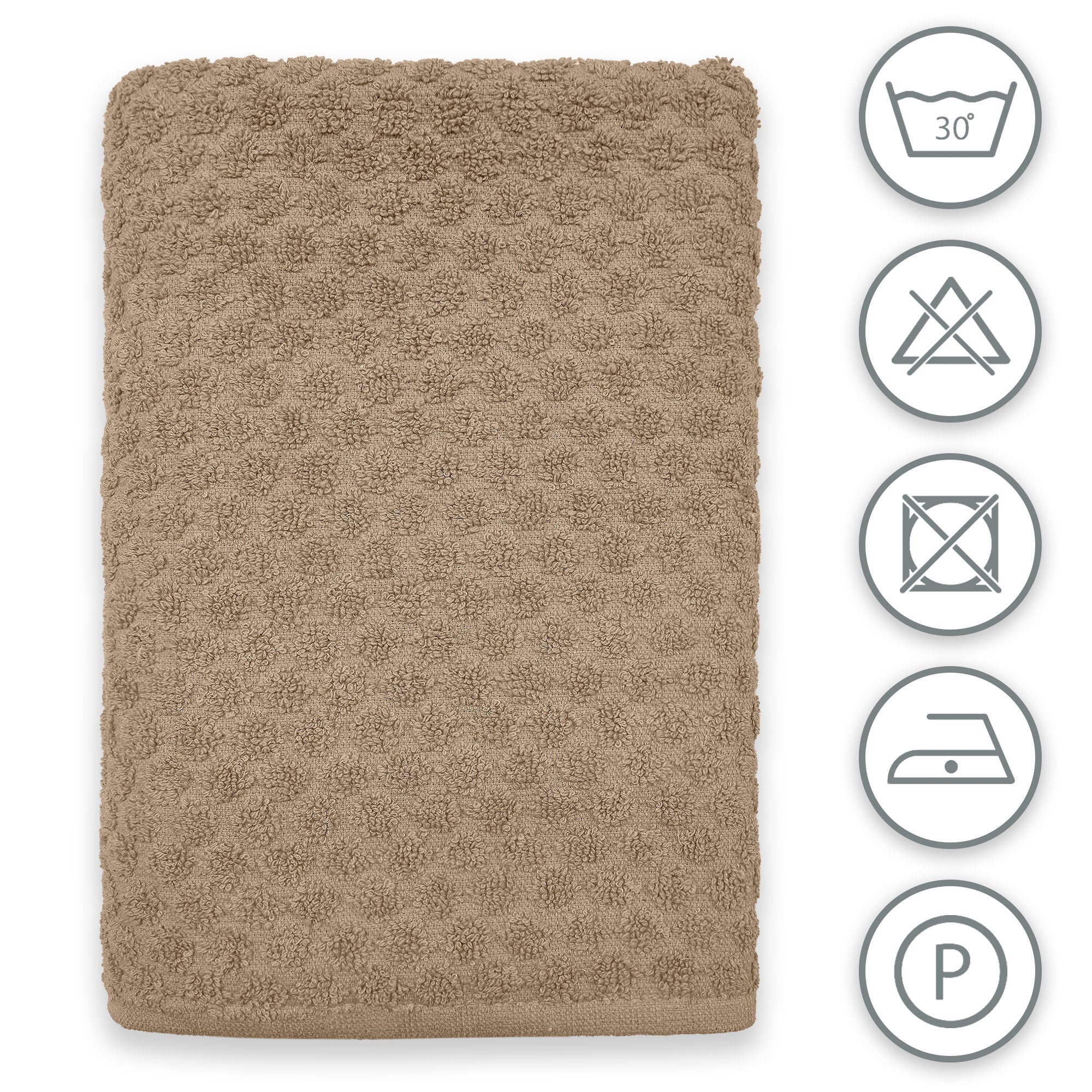 Telo Doccia in spugna Jacquard di cotone Asciugamano da Bagno 600gsm 7169