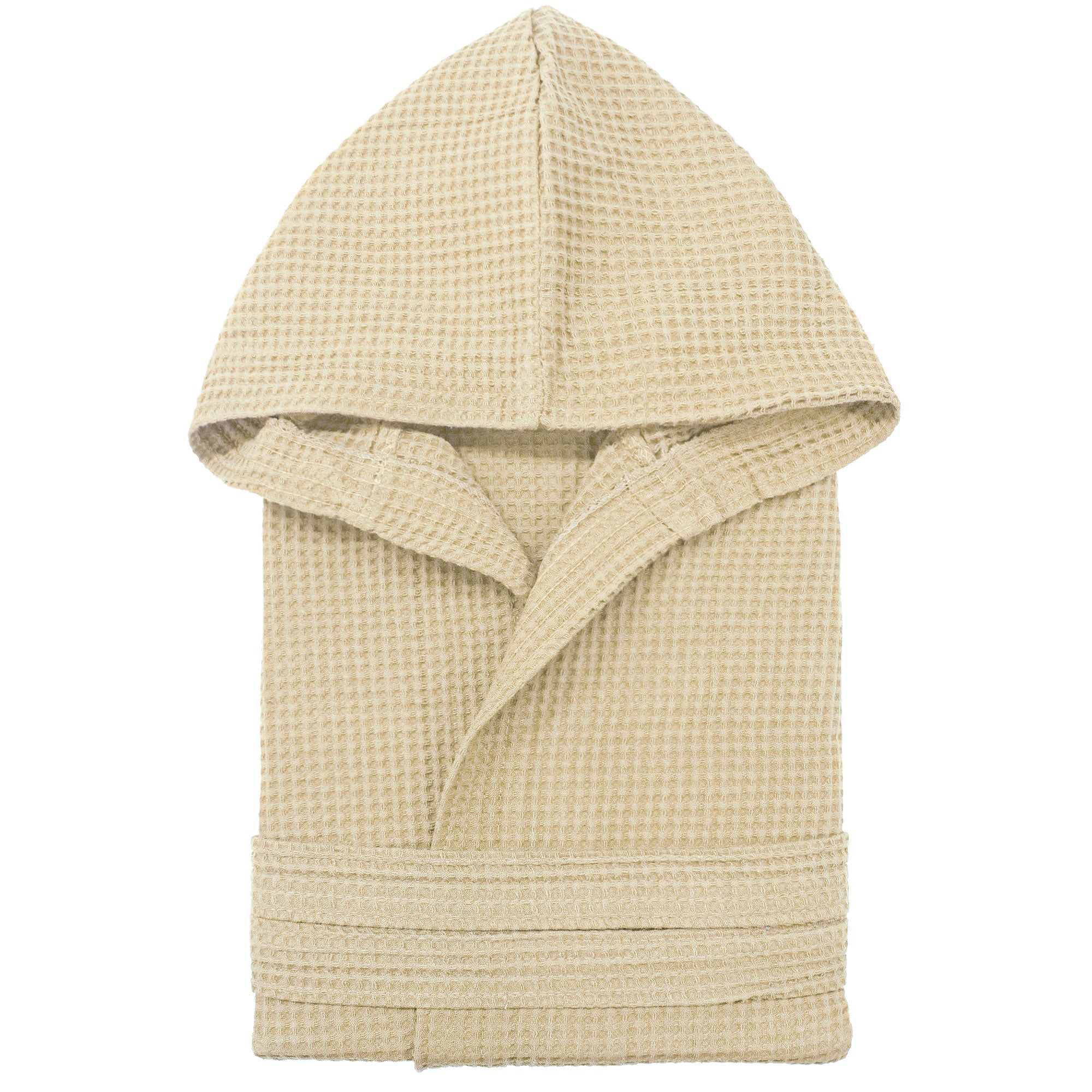 Accappatoio Nido d’Ape Unisex Uomo Donna leggero con Cappuccio e tasche 7170