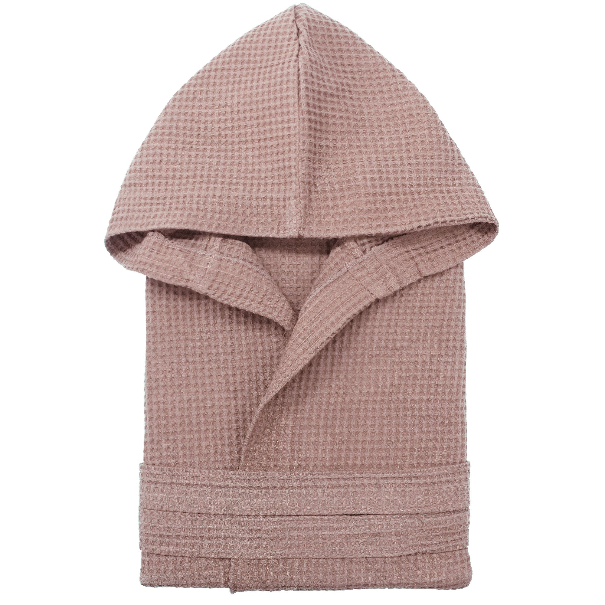 Accappatoio Nido d’Ape Unisex Uomo Donna leggero con Cappuccio e tasche 7170