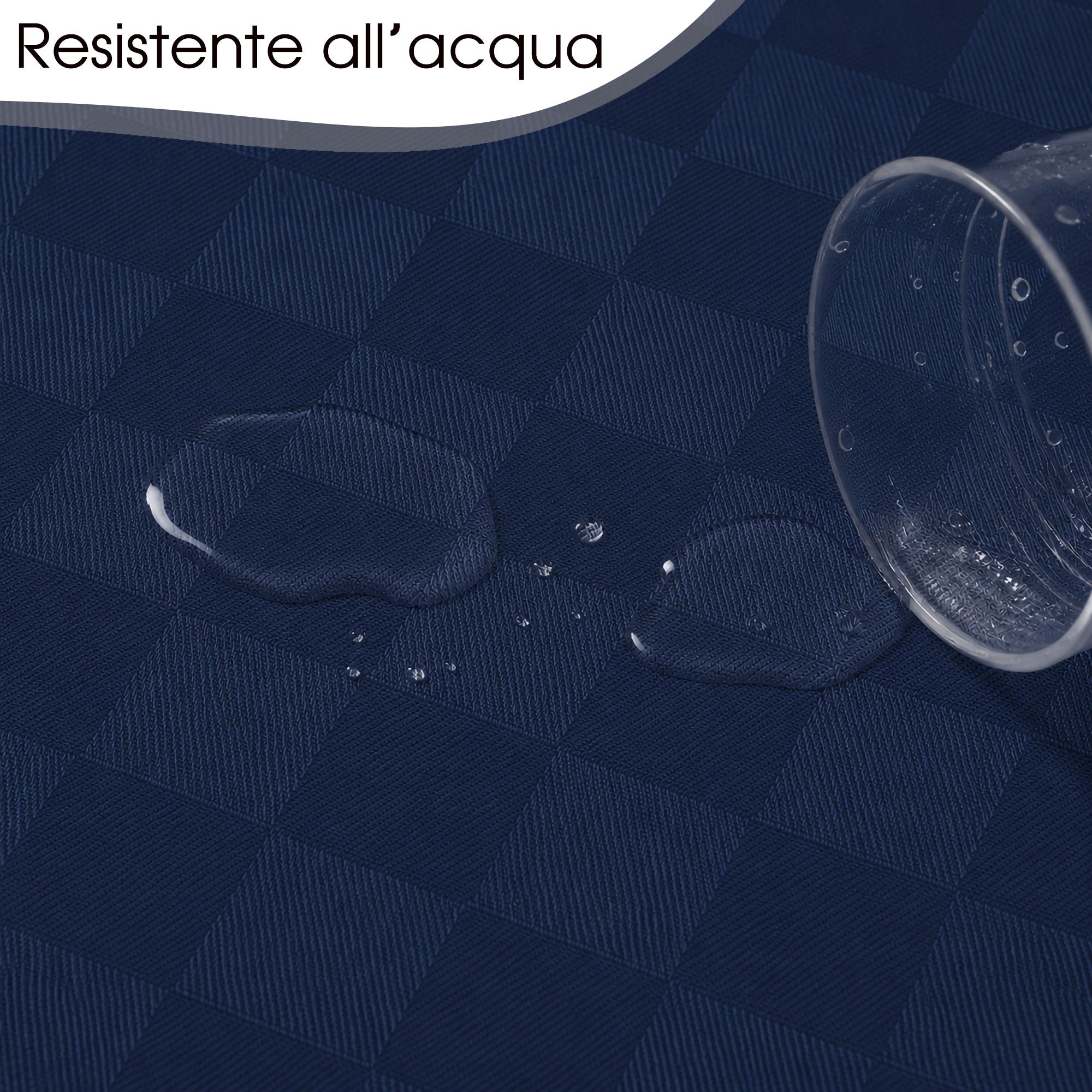 Tovaglia Antimacchia Damascata Copritavolo Jacquard in tinta varie misure 7171