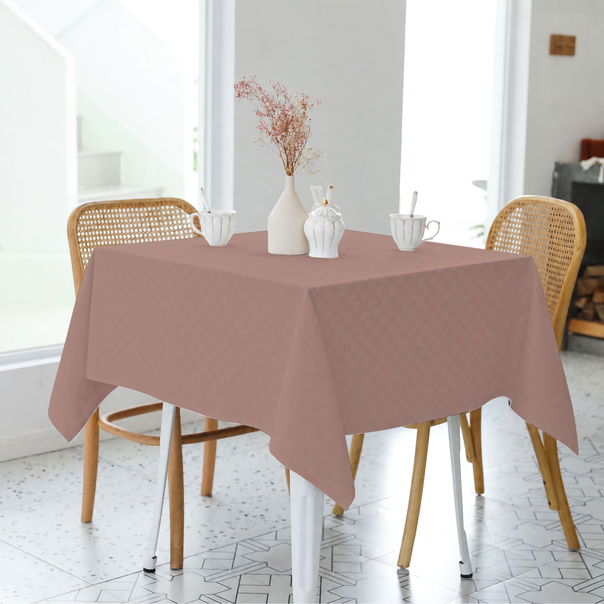 Damast-Tischtuch, schmutzabweisend, Jacquard, in verschiedenen Größen 7171
