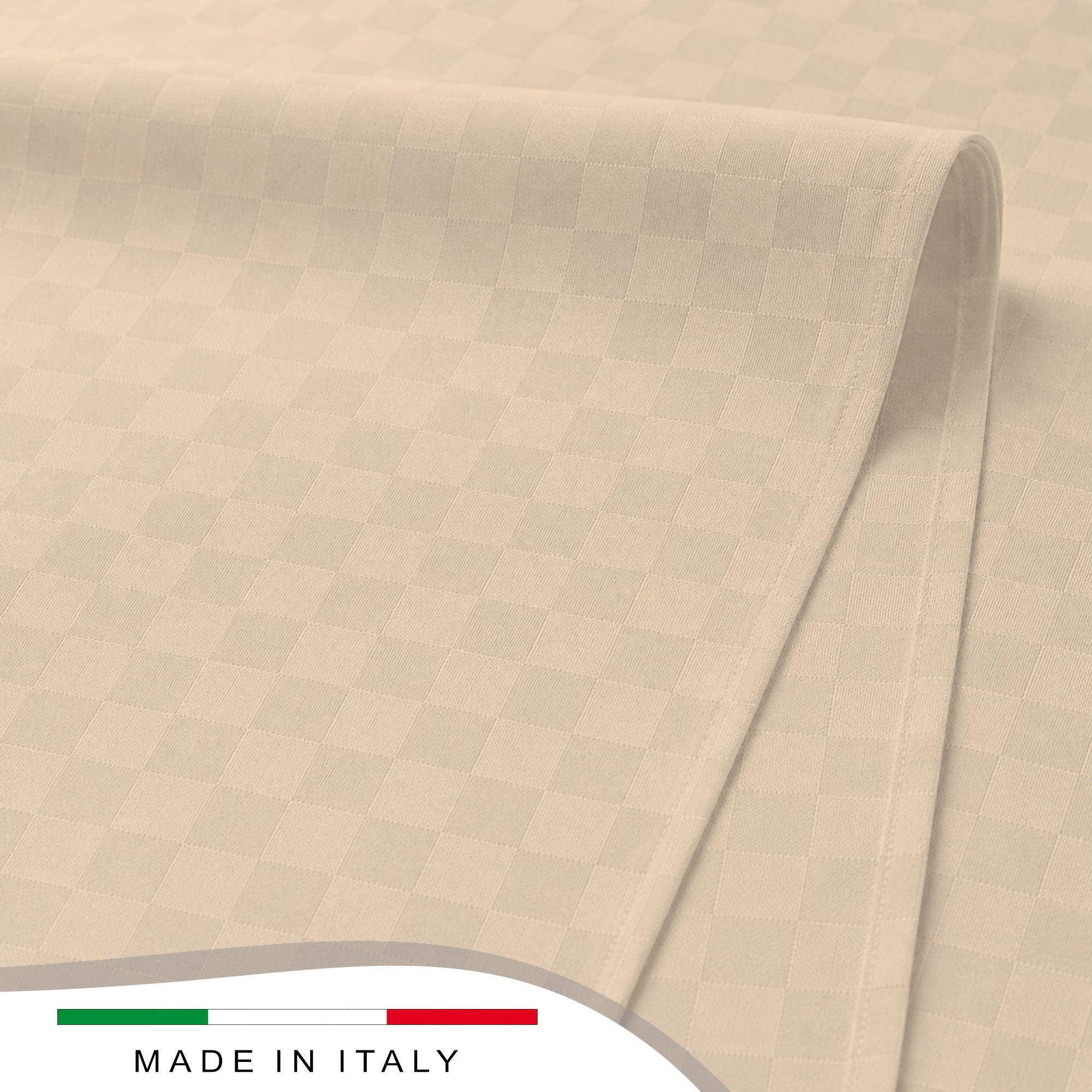 Tovaglia Antimacchia Damascata Copritavolo Jacquard in tinta varie misure 7171