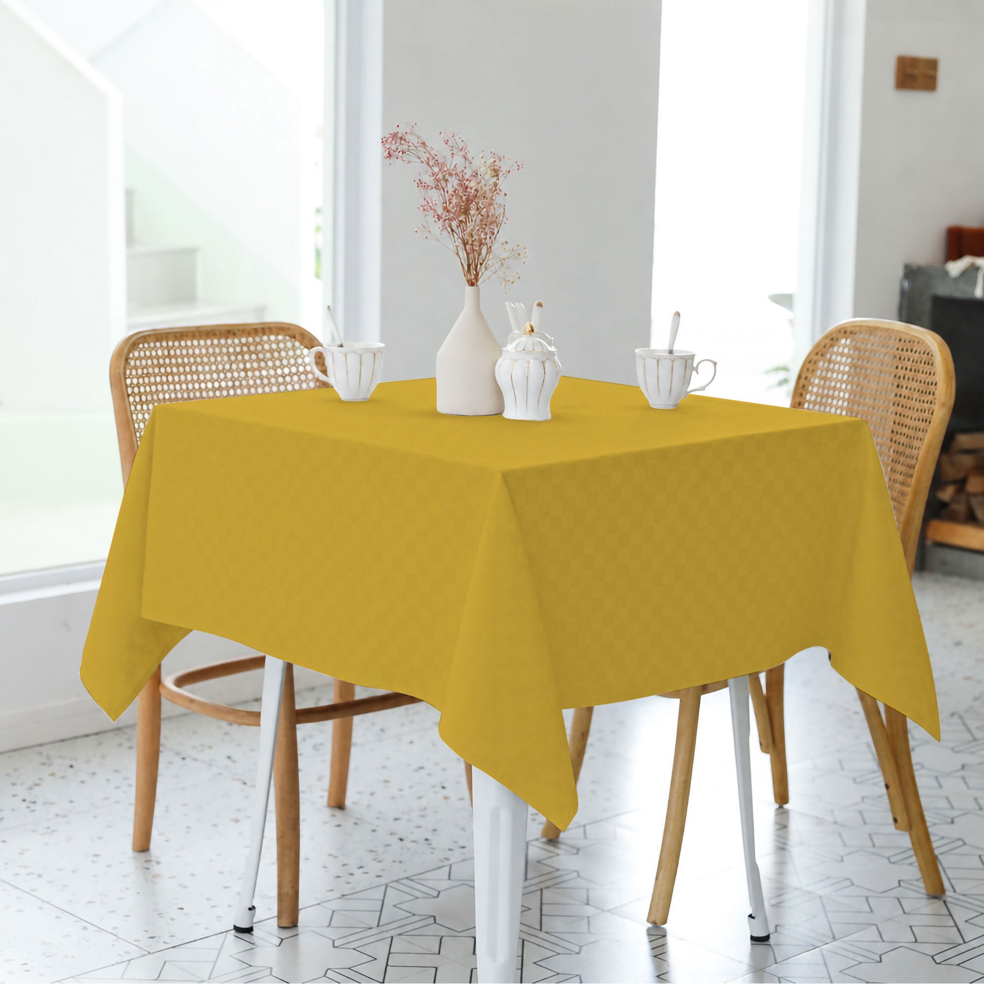 Damast-Tischtuch, schmutzabweisend, Jacquard, in verschiedenen Größen 7171