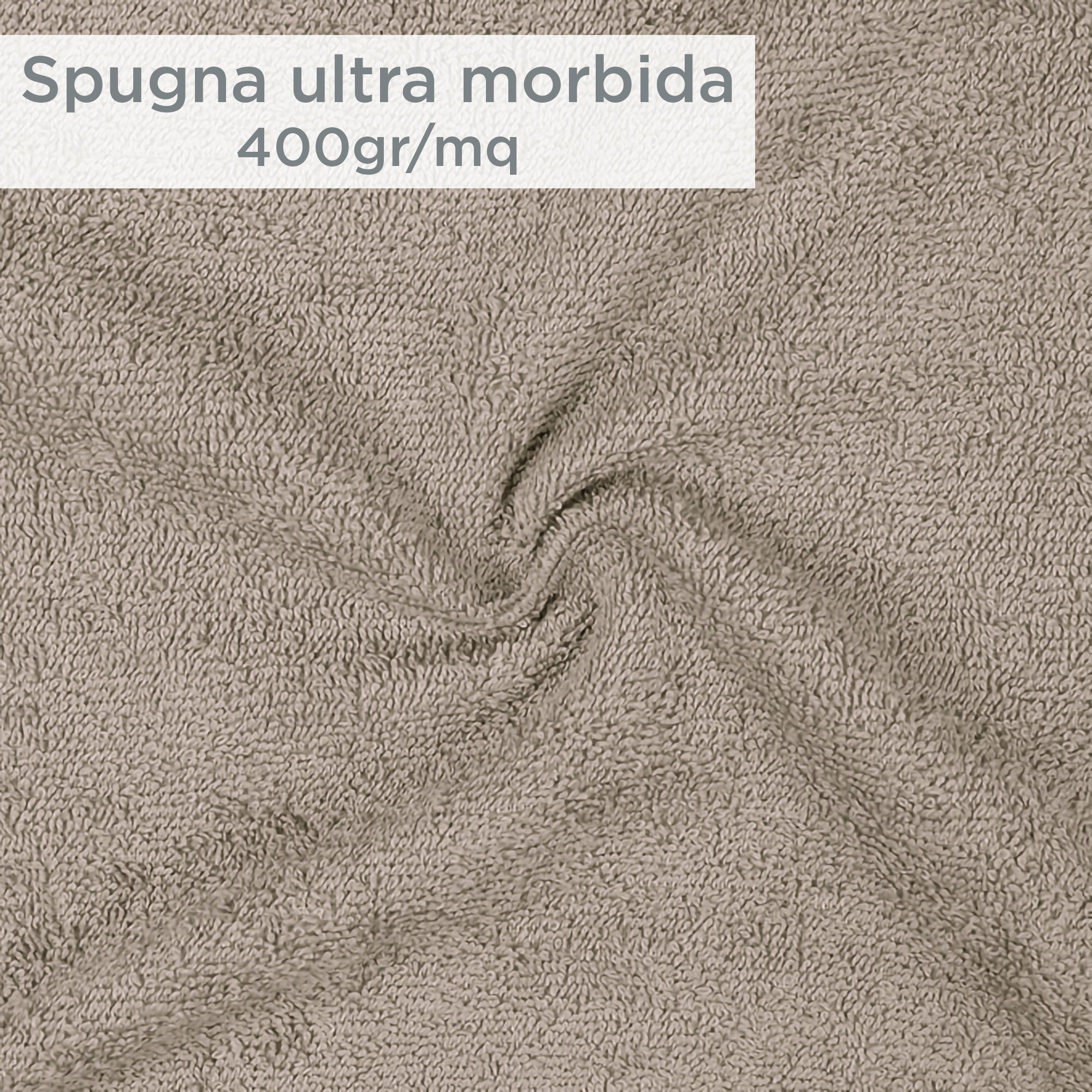 Asciugamani bagno set viso e bidet in spugna puro cotone 1+1 ricamate 400gr 7172