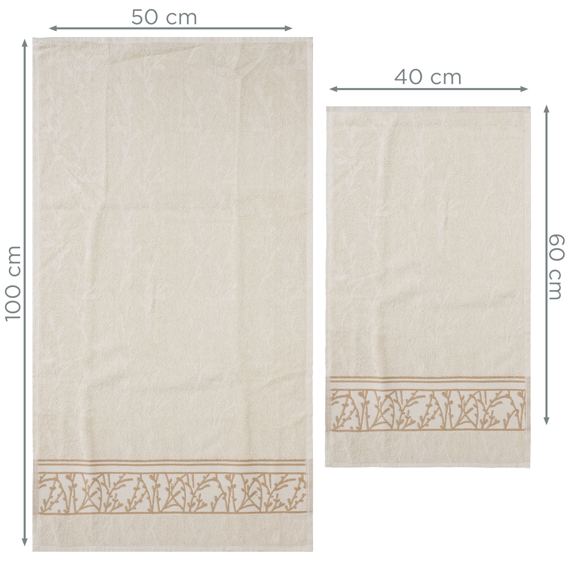 Asciugamani bagno set viso e bidet in spugna cotone jacquard 1+1 ricamate 7175