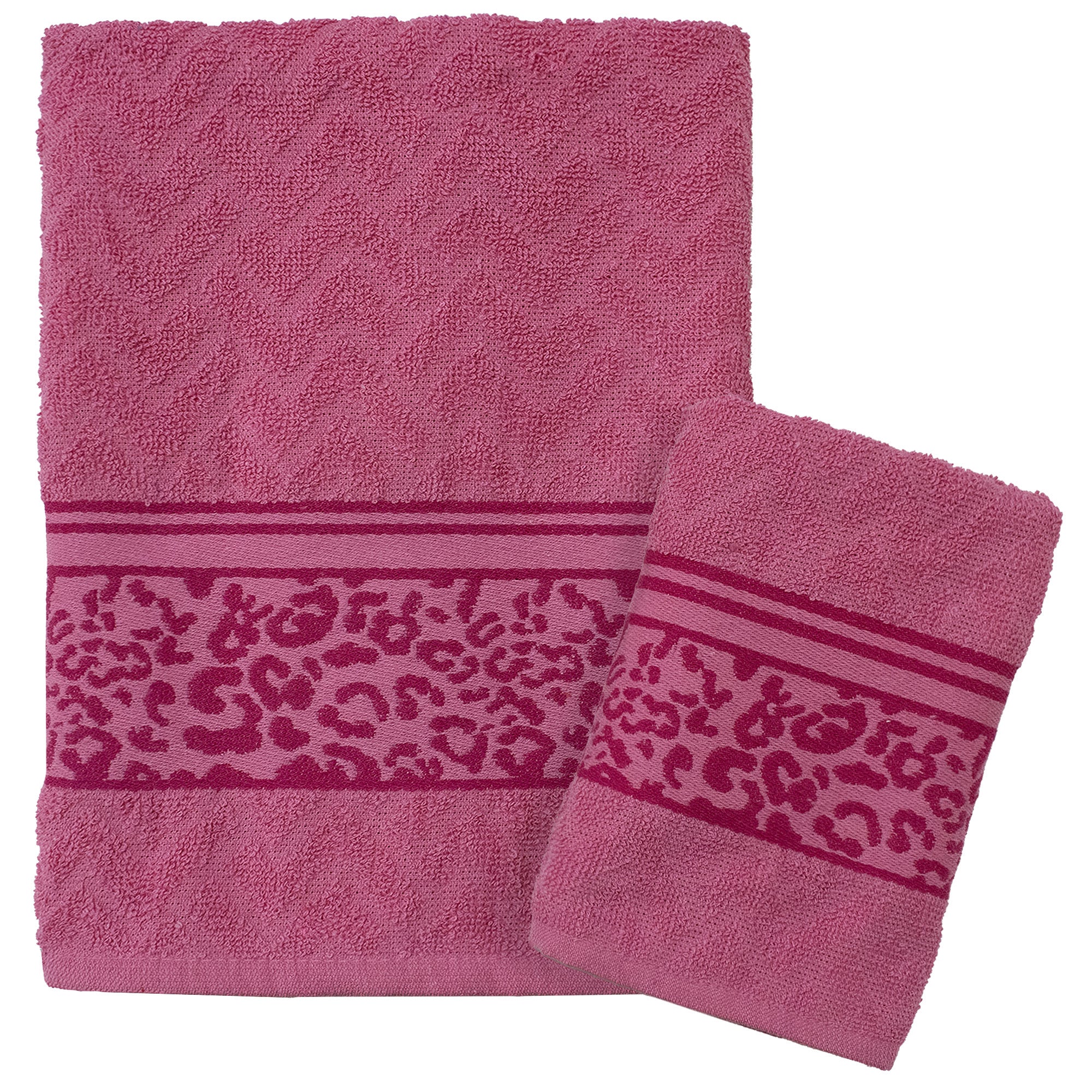 Handtücher Bad Set Gesicht und Bidet aus Baumwollfrottee-Jacquard, 1+1 bestickt 7175