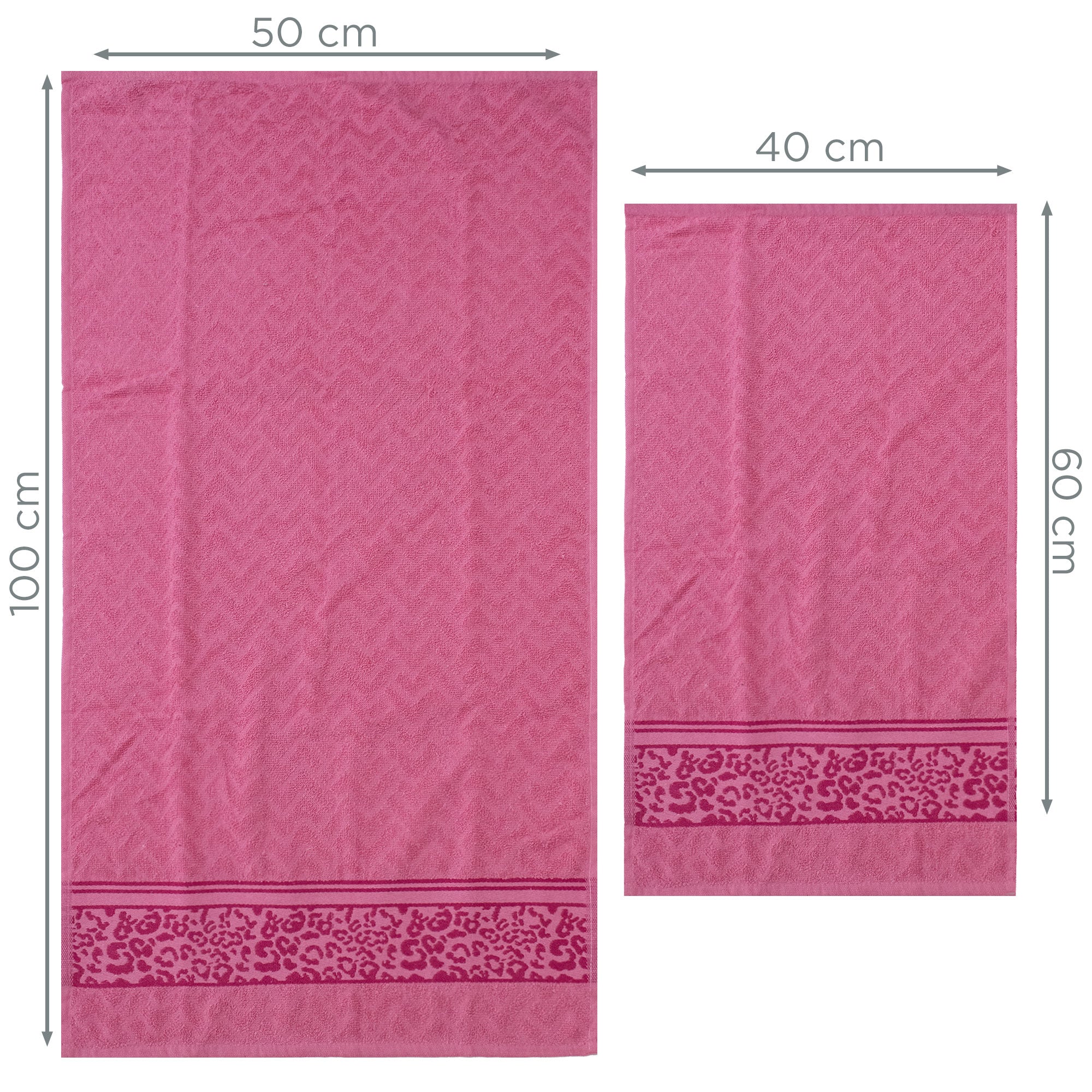 Asciugamani bagno set viso e bidet in spugna cotone jacquard 1+1 ricamate 7175