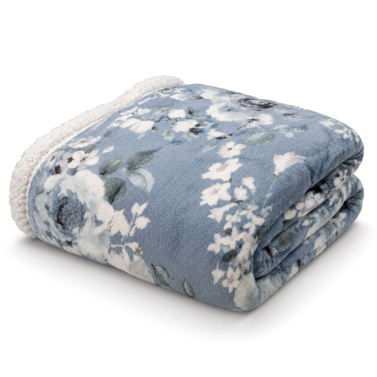 Plaid Flanella con Sherpa Coperta Tinta Unita e Fantasia in varie misure 7180